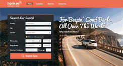Desktop Screenshot of honkrentals.com